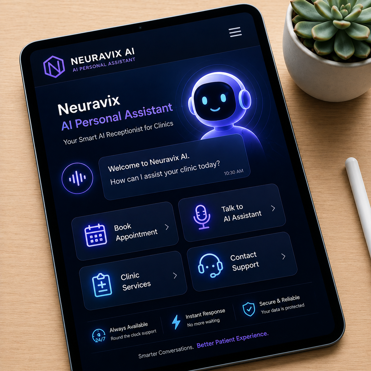 Voice AI Personal Assistant for Clinics