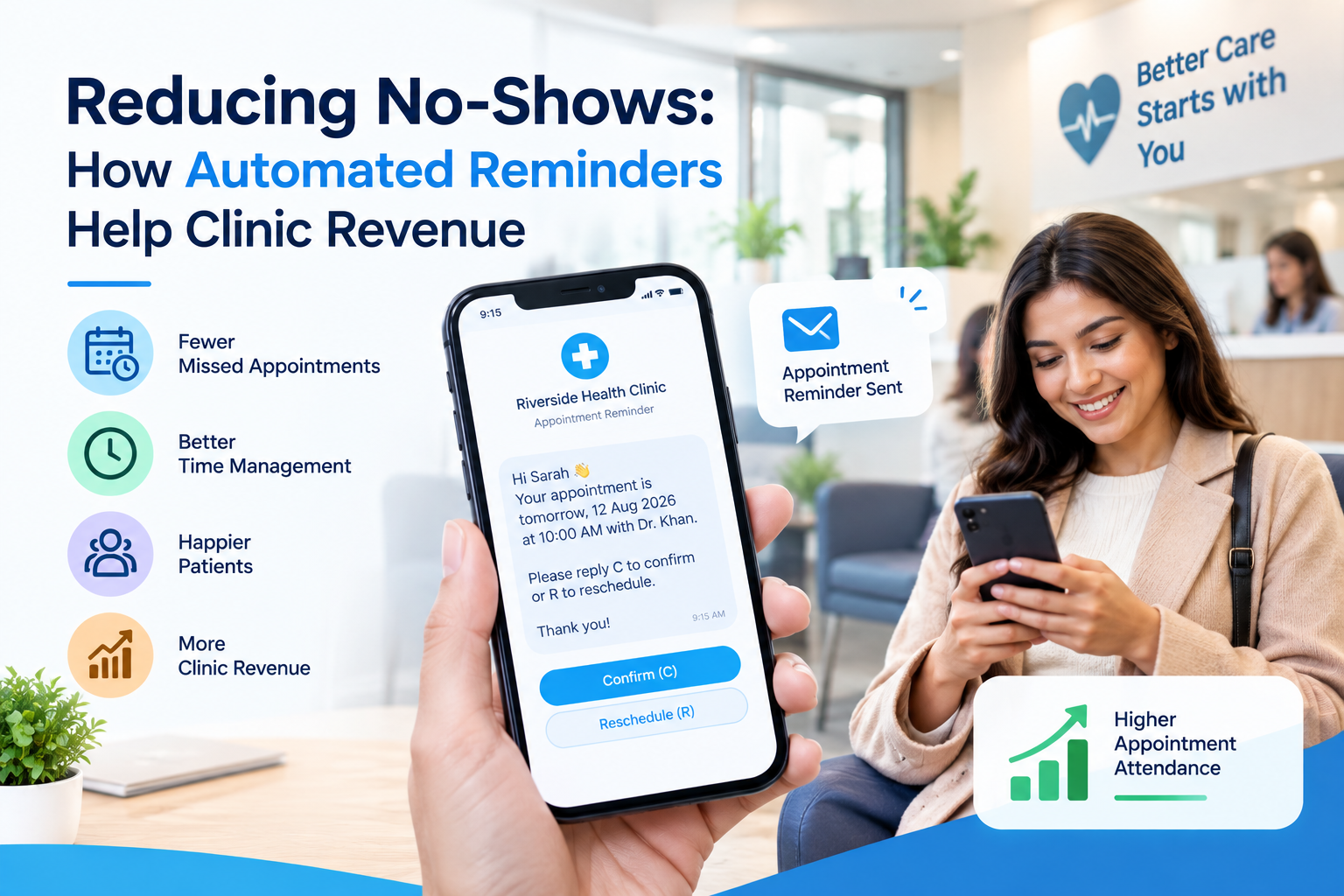 AI Appointment Reminders: Reduce Missed Appointments for Clinics