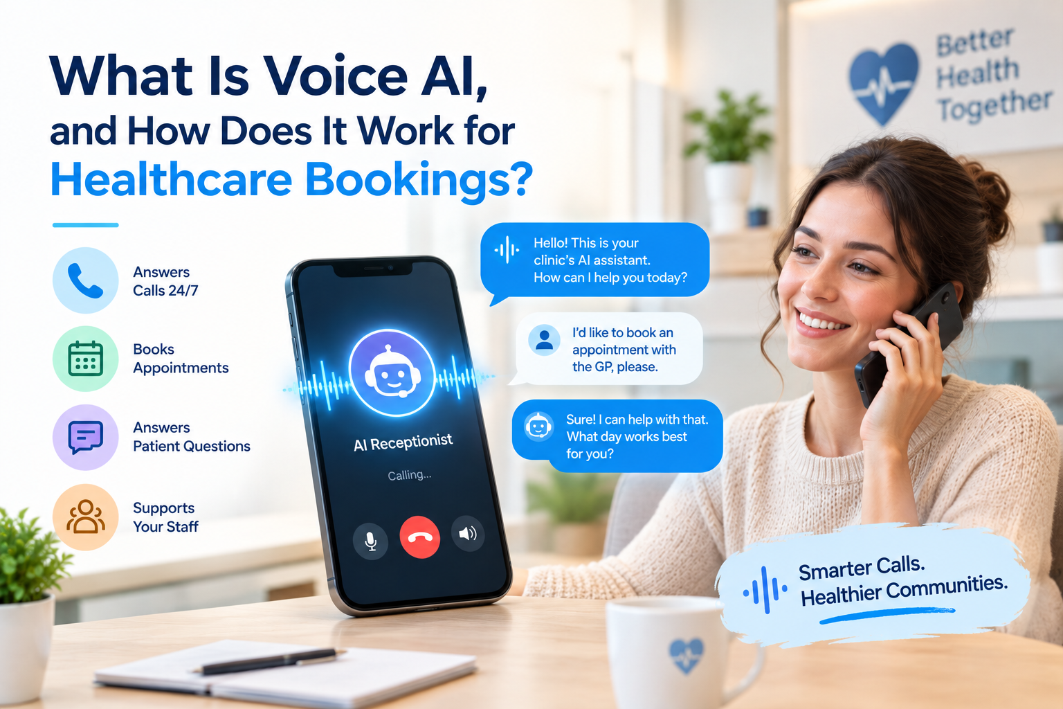 What Is Voice AI, and How Does It Work for Healthcare Bookings